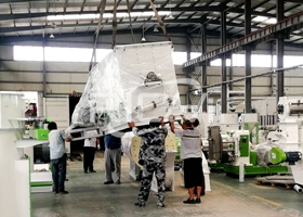 The 4-5T/H animal mash automatic feed line and 3-4T/H pellet feed line In Tanzania