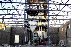 The 1t/h floating fish feed and 1-2t/h animal feed combined line in Uzbekistan